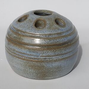 Studio Pottery Posy Vase Flower Frog